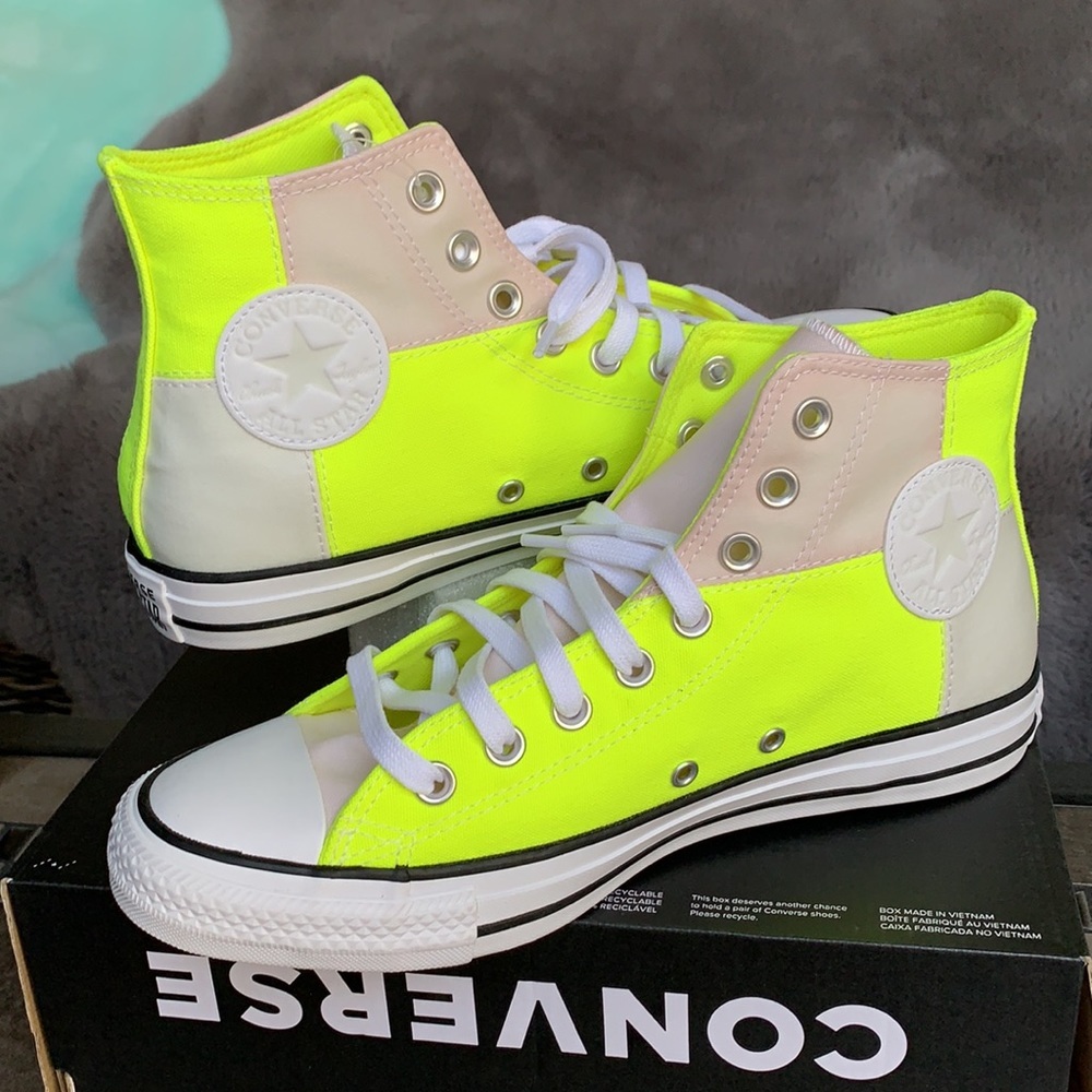 CONVERSE CTAS HI LEMON VENOM/WHITE/MULTI WMNS
